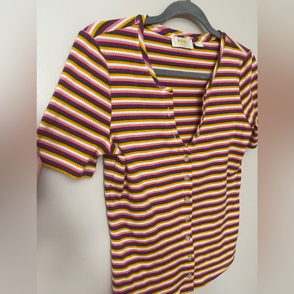 Maeve by Anthropologie Striped Top - Picture 4 of 6